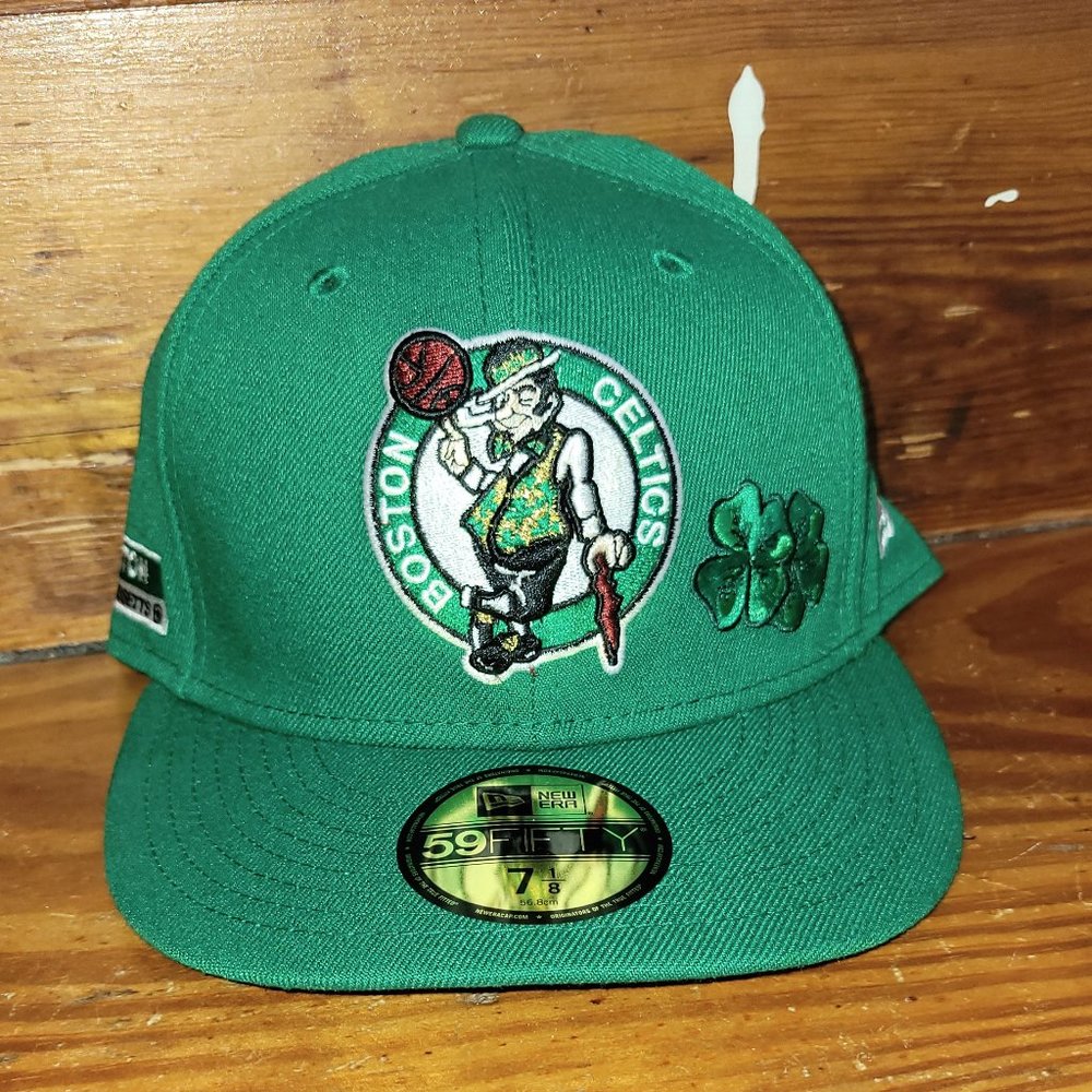Boston Celtics New Era Shamrocks Fitted Hat [Sz 7 1/8]